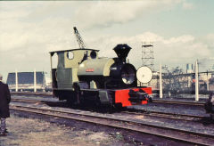 
'Melior' KS 4219 of 1924, The Bowaters Railway, Sittingbourne, March 1970